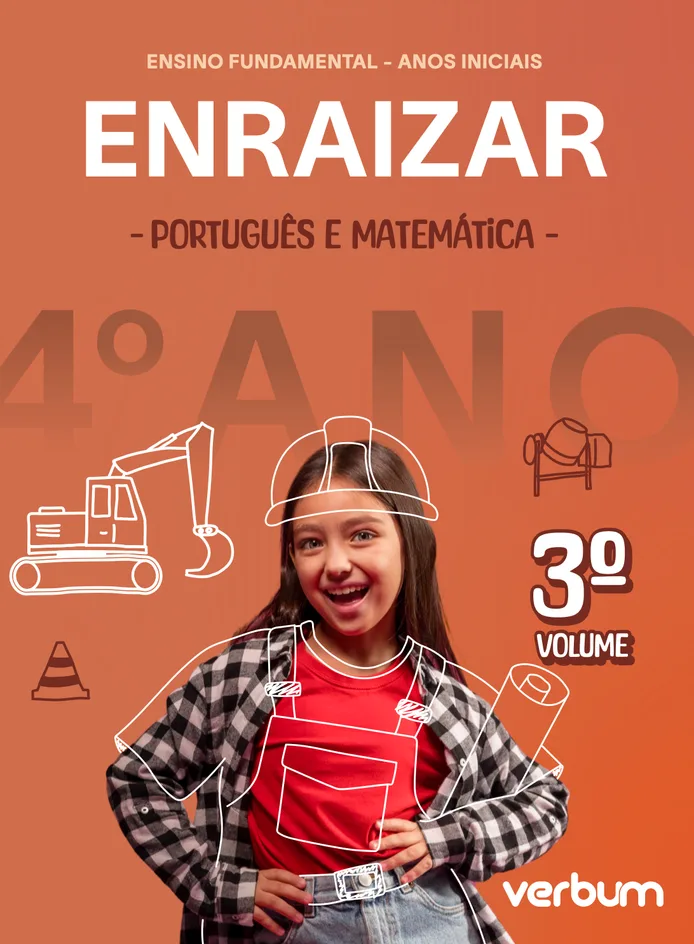 Capa da coleção Enraizar — livro do 4º ano