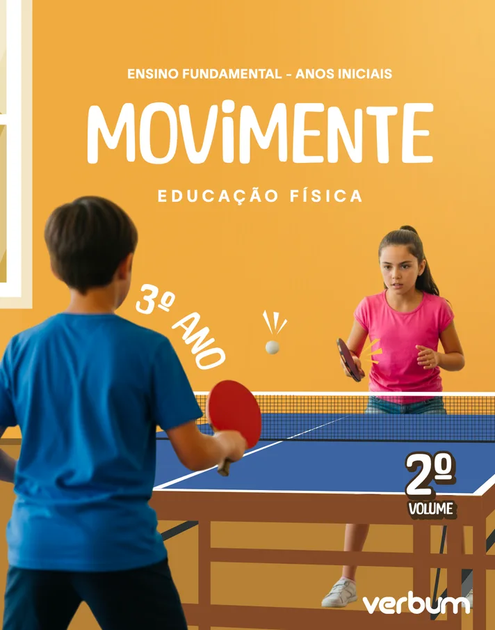 Capa da coleção Movimente — Educação Física, 3º ano, 2º volume